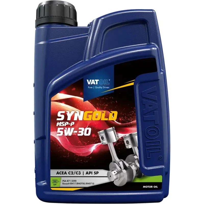 Image of VATOIL 50772 Engine oil SynGold MSP-P 5W-30 Capacity: 1l, Full Synthetic Oil Engine Oil (1862)