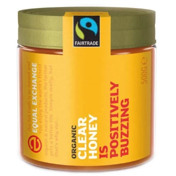 Image of Equal Exchange Fairtrade Organic Clear Honey 500g (Case of 10 )