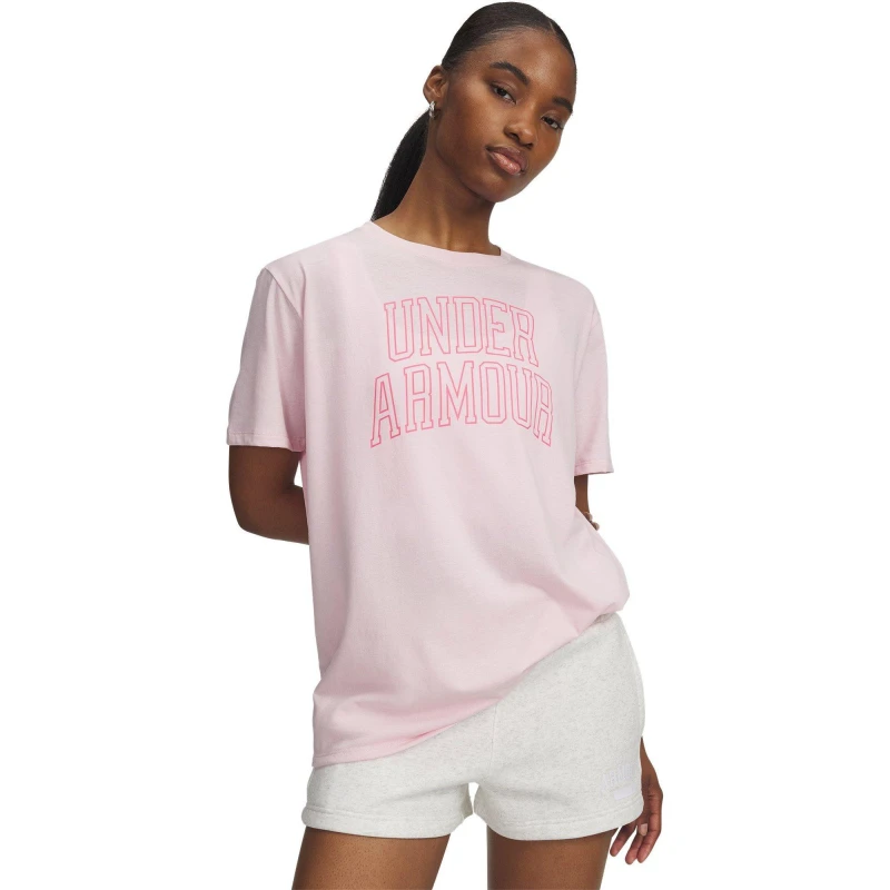 Image of Under Armour UA Rival OS Tee Ld63 Prime Pink female 8 (XS)