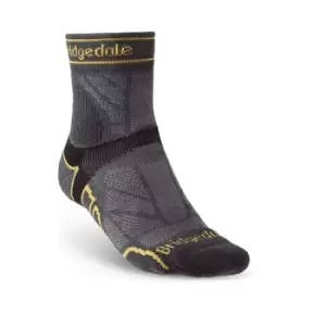 Image of Brigdedale TRAIL RUN Lightweight T2 Merino Sport 3/4 Crew Mens - Medium Gunmetal