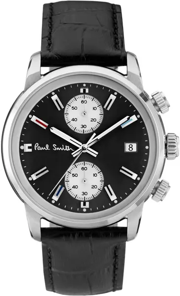 Image of Paul Smith Watch Block Chrono D - Black PSM-019