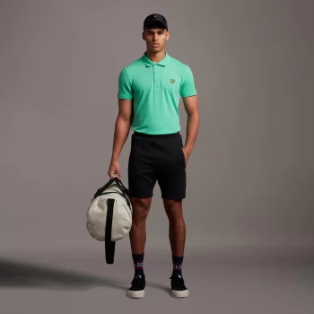 Image of Mens Side Tape Shorts - True Black - S