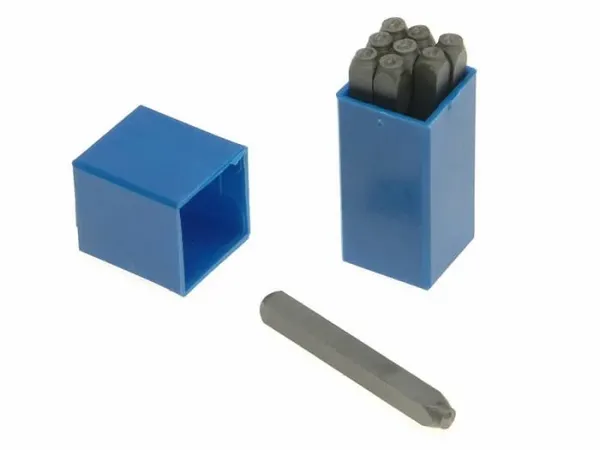 Image of Priory Number Punch Set PRIN12 Size: 12mm
