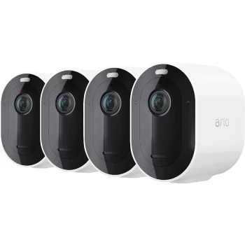 Image of Arlo Pro 4 2K Ultra HD Motion Sensing IP Wireless Camera - 4 Pack