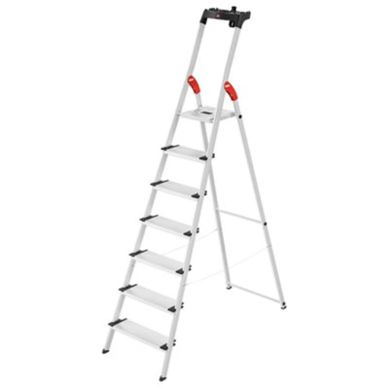 Image of Hailo L80 Comfortline Step Ladder Deep Safety Step - 7 Tread