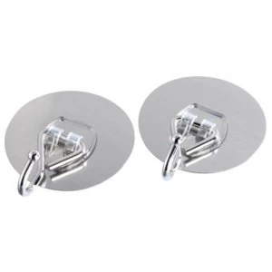 Image of Xavax Adhesive Pads with Metal Hook, reusable, 2 pieces