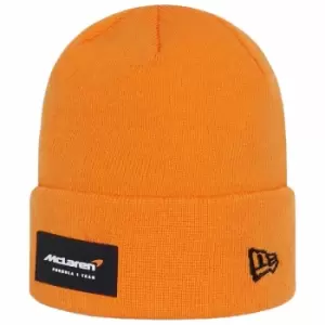 Image of 2022 McLaren New Era Essential Cuff Knit Beanie (Orange)