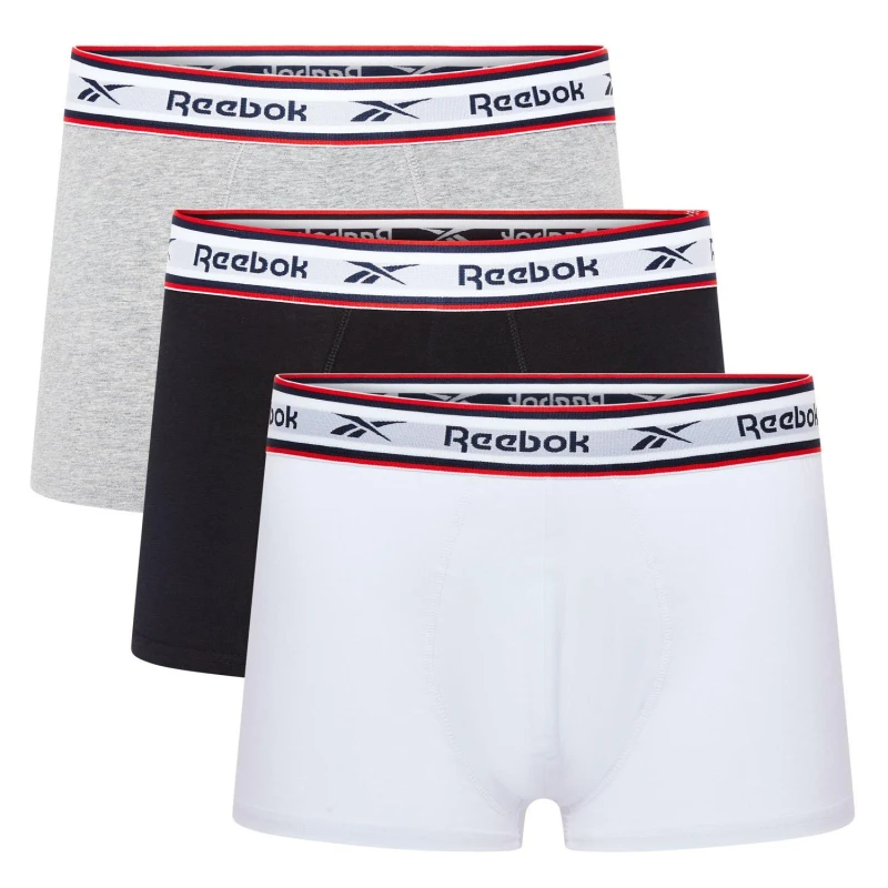 Image of Reebok 3 Pack Boxer Shorts Mens - Multi Multi L