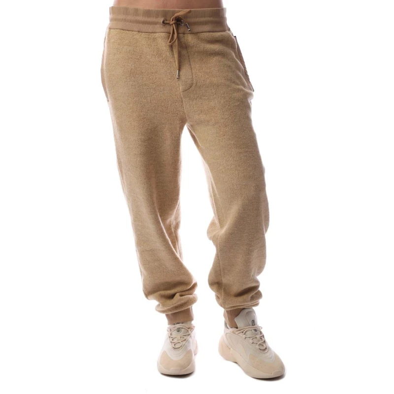 Image of Boss Mens Cuffed Fleece Joggers Beige male XS