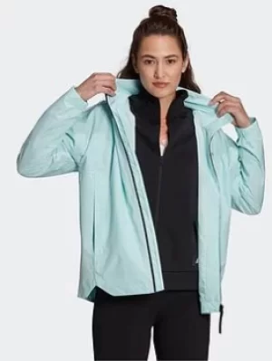 Image of adidas Traveer RAIN.RDY Jacket, Black, Size S, Women