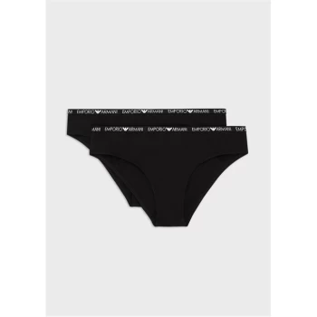 Image of Emporio Armani 2 Pack Icon Briefs Black Size L Men