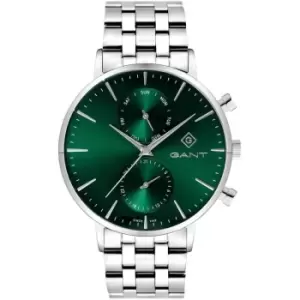 Image of Mens Gant Gant Park Hill Day-Date II Green-Metal Watch Watch