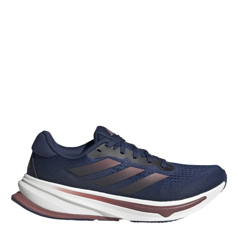 Image of adidas Womens Low-Top Trainers Dark Blue/Prelo female 4 (36.7)