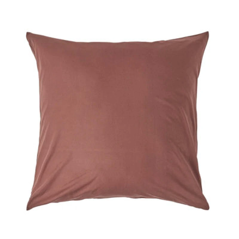 Image of Homescapes Continental Egyptian Cotton Pillowcase 200 TC, 60 x 60cm Chocolate