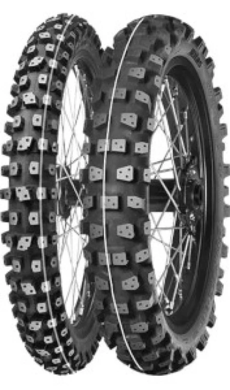 Image of Mitas Terra Force-EX HT ( 70/100-19 TT 42M Compound Ice, Front wheel, weiss ) Motorcycle tires