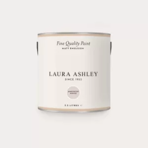 Image of Laura Ashley Matt Emulsion Paint Amethyst White 2.5L