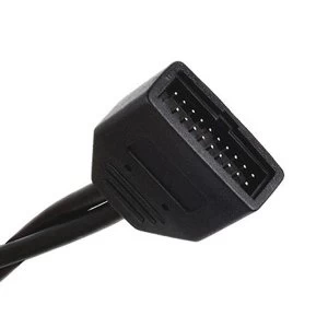 Image of Silverstone Internal 19pin USB 3.0 to USB 2.0 adapter cable