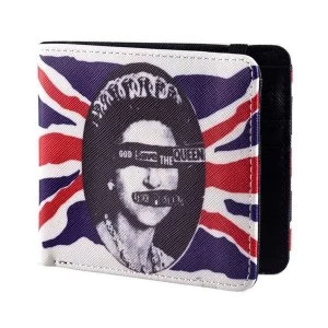 Image of Sex Pistols God Save The Queen Bi-PVC Black Wallet