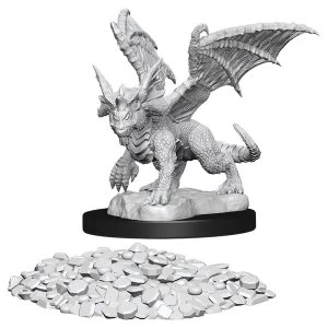 Image of Dungeons & Dragons Nolzur's Marvelous Unpainted Miniatures (W10) Blue Dragon Wyrmling