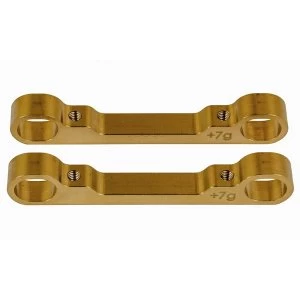 Image of Team Associated Tc7.1 Ft Brass Arm Mounts (Outer)