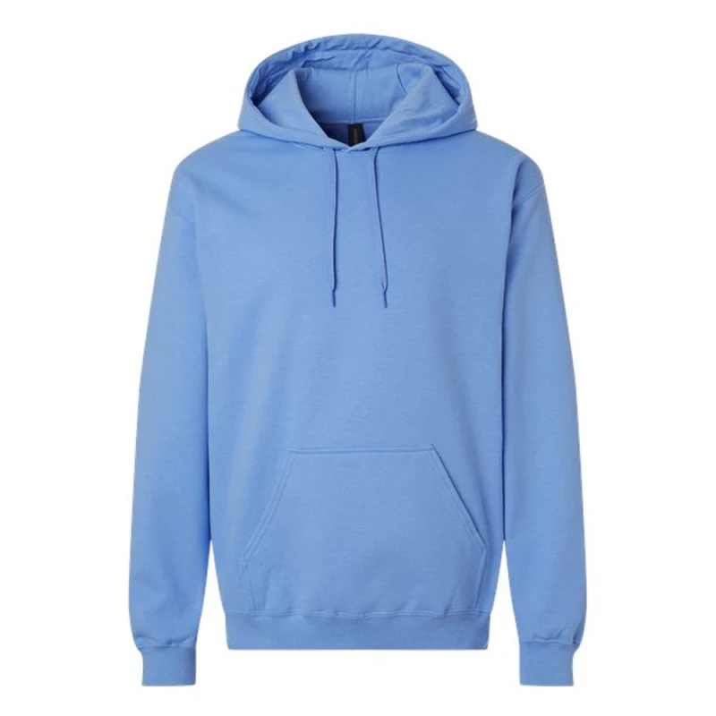 Image of Gildan Mens Softstyle Fleece Midweight Hoodie in Duck Egg Blue Size: Large Duck Egg Blue Male L