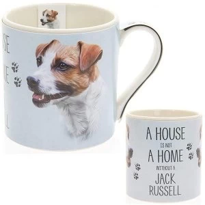 Image of Fine China Jack Russell Mug By Lesser & Pavey