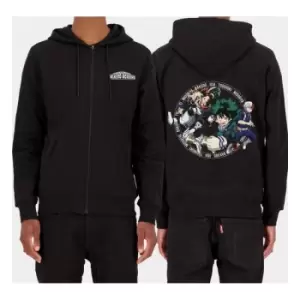 Image of My Hero Academia Hooded Sweater Izuku Midoriya Circle Size M