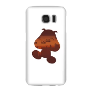 Image of Nintendo Super Mario Goomba Silhouette Phone Case - Samsung S6 - Snap Case - Matte