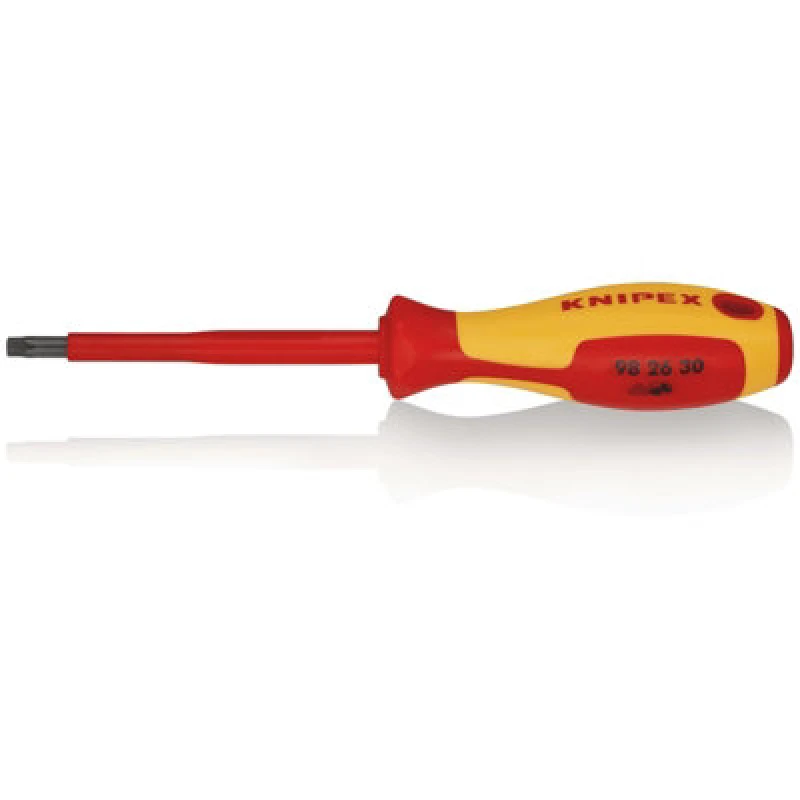 Image of Knipex 98 26 30 Vde Insulated Torx Screwdriver Tx30 X 100mm 34662