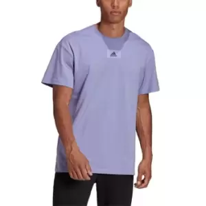 Image of adidas Essentials FeelVivid Drop Shoulder T-Shirt Mens - Purple