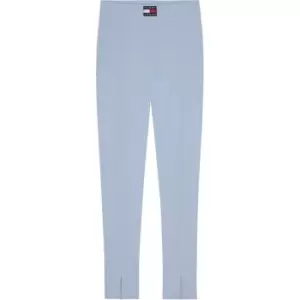 Image of Tommy Jeans Tjw Center Badge Slit Legging - Blue