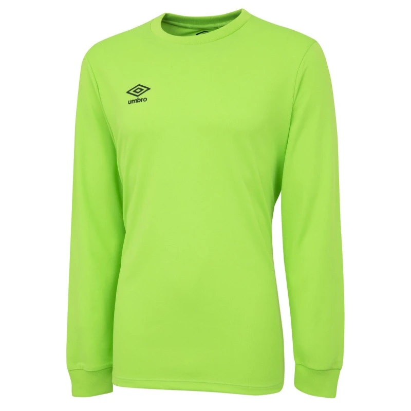 Image of Umbro Umbro Men Club Long-Sleeved Jersey in Green Size: Small Green S Male 5063107688804