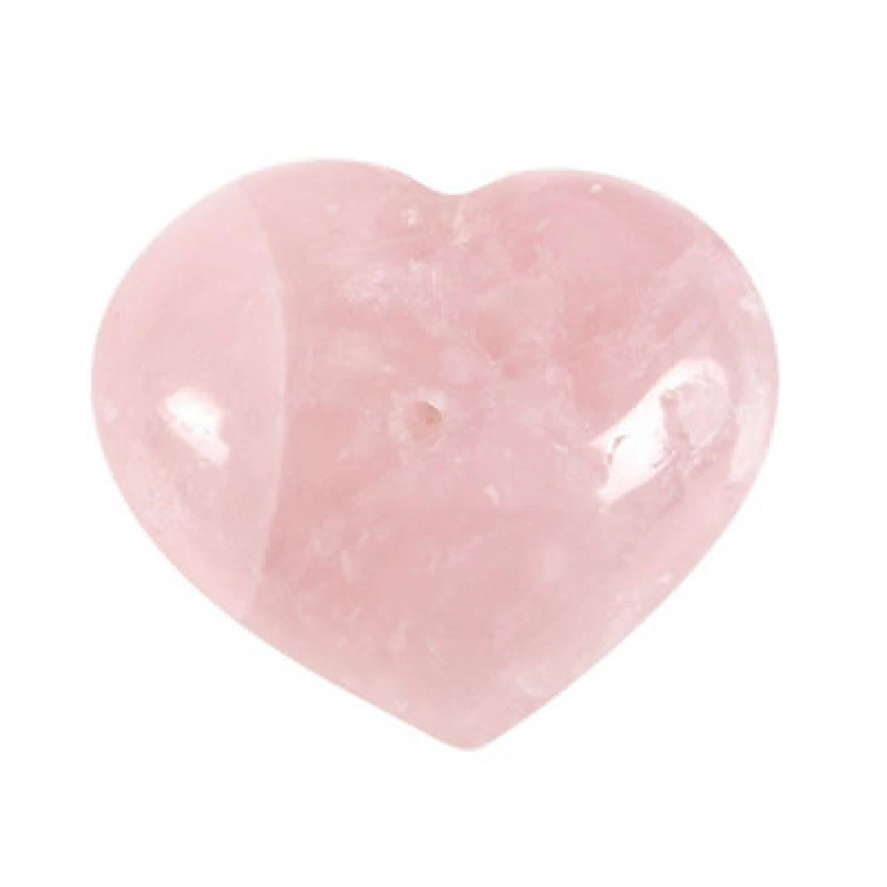 Image of Something Different Something Different Rose Quartz Heart Incense Stick Holder in Pink Pink One Size Unisex 5063527834249