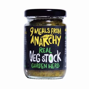 Image of 9 Meals From Anarchy Real Vegetable Stock - Garden Herb - 105g