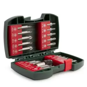 Image of 6.30454 Assorted Bit Set with Magnetic Holder (20 Piece) 6.30454 - Metabo