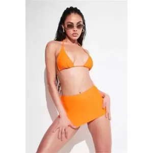 Image of I Saw It First Orange Swimwear Micro Skirt Cover Up - Orange