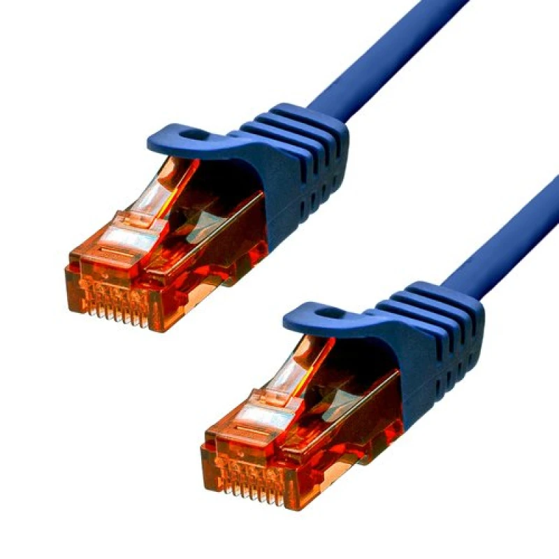 Image of ProXtend CAT6 U/UTP CU LSZH Ethernet Cable Blue 15M