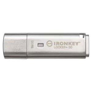 Image of Kingston Technology IronKey Locker+ 50 USB flash drive 16GB USB...
