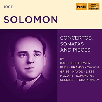 Image of Solomon - Solomon: Concertos, Sonatas and Pieces CD