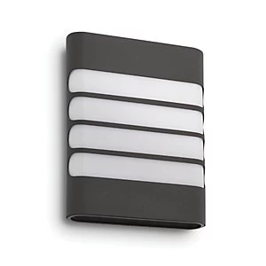 Image of Philips Raccoon Anthracite LED Wall Light - 4W