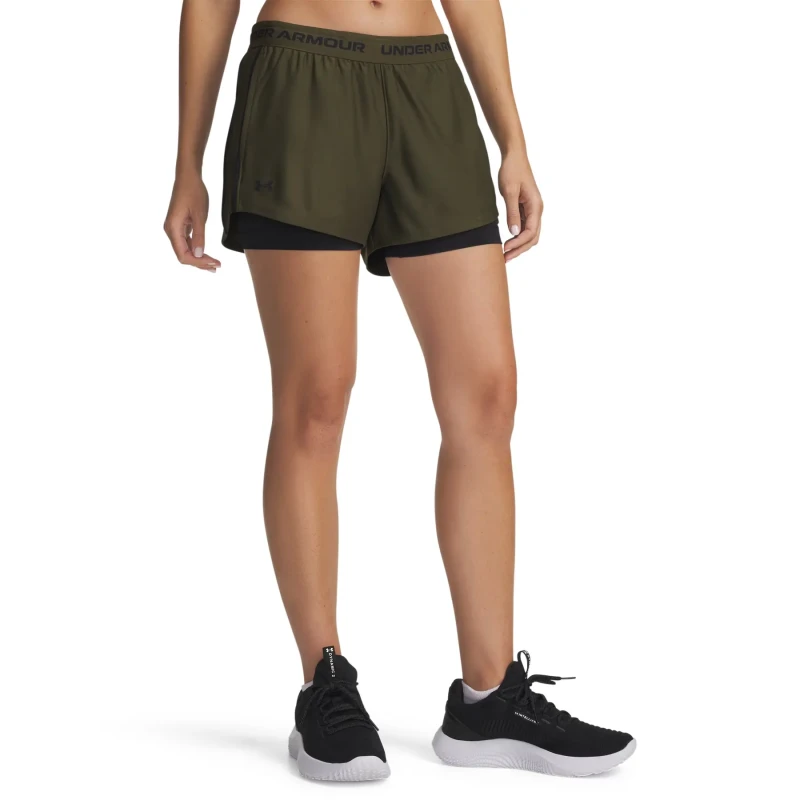 Image of Womens 2-in-1 shorts Under Armour Tech Play Up Vert Female XS