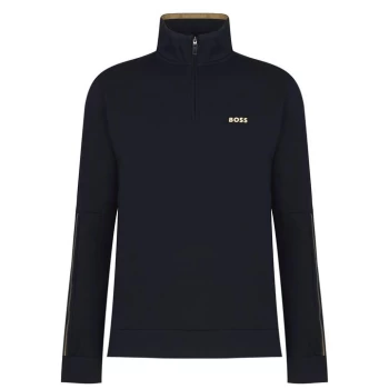 Image of Boss Zip Sweater - Blue