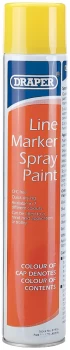 Image of Draper 750ml Yellow Line Marker Spray Paint 41916