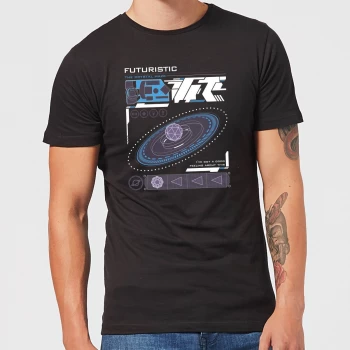Image of Crystal Maze Futuristic Zone Mens T-Shirt - Black - 5XL