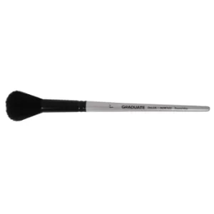 Image of Daler Rowney Graduate Black Goat Round Mop Short Handled Brush Size 1"