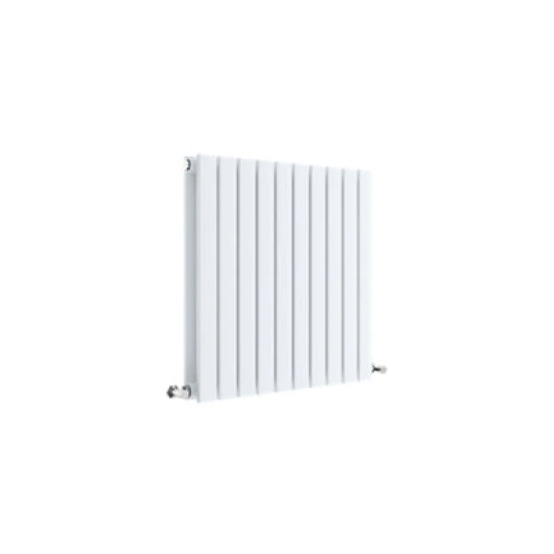 Image of Aspire Aspire - Hudson Reed Sloane Double Designer Horizontal Radiator 600mm h x 586mm w - Satin White PWHLW55D