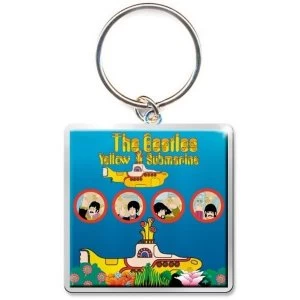 Image of The Beatles - Yellow Submarine Portholes Keychain