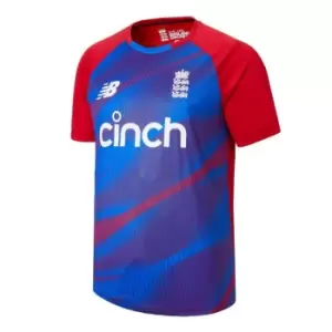 Image of New Balance Balance England T20 Shirt Junior Boys - Blue