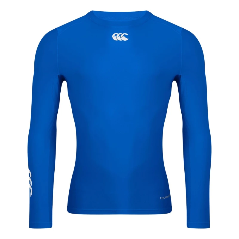 Image of Canterbury Canterbury Men Thermoreg Long-Sleeved Top in Blue Size: X-Small Blue XS Male 5063806454304