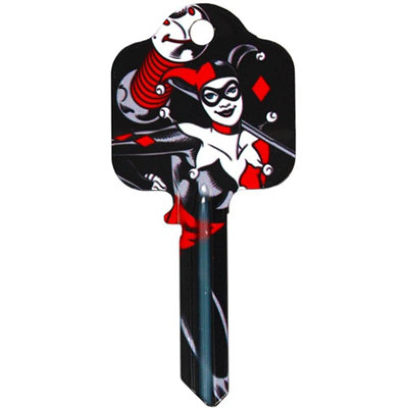 Image of Dc Comics Harley Quinn Door Key Black/red (One Size)